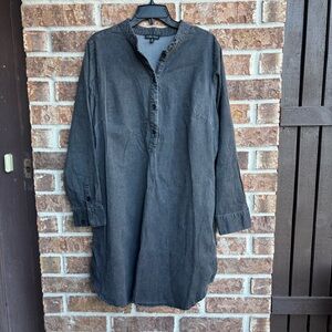 Universal Standard Hannah charcoal dark gray Shirt Dress